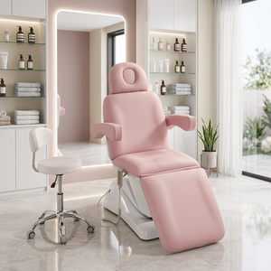 Hot Selling Modern Ergonomic Aesthetic <b>Bed</b> Beauty Salon Motor Electric Facial Spa Massage Table Luxury Lash <b>Bed</b> - Product Image 1