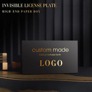 Film intelligent pour <span class=keywords><strong>plaque</strong></span> d'immatriculation de <span class=keywords><strong>moto</strong></span> PNLC Black Vanish, verre caché, teinté noir électrique, pour <span class=keywords><strong>moto</strong></span> simple, taille américaine 7*4 pouces - Product Image 6