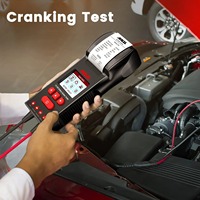 2025 probador profesional de batería de coche de 12V/24V Analizador de motor rápido y preciso para motocicleta automotriz camión M-con impresora