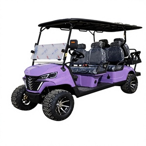 Voiturette de golf électrique professionnelle pour team building, 6 places, batterie lithium, personnalisable, fabriquée en Chine pour usage privé - Product Image 3