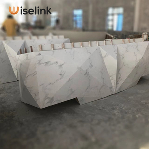 Wiselink 100% <span class=keywords><strong>Acrylic</strong></span> sửa đổi <span class=keywords><strong>Acrylic</strong></span> tấm bề mặt rắn cho đồ nội thất khách sạn bàn tiếp tân bàn tắm tấm Tường - Product Image 2