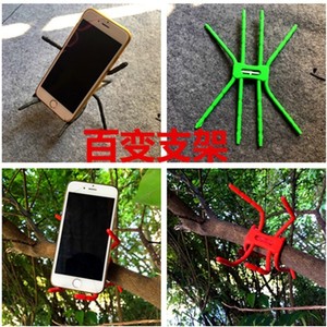 Spider Shape Lazy Phone Holder Flexible Desk Stand For <b>Tablet</b> Mobile Phone Treadmill Creative <b>Car</b> Desktop Mount Pink - Product Image 5