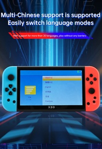X80 Trò Chơi Giao Diện Điều Khiển Xách Tay 7 Inch <span class=keywords><strong>16G</strong></span> HD Retro Chơi Game Đa Chức Năng 3000MAh Giả Lập Trò Chơi Cho PS1 Arcade - Product Image 4