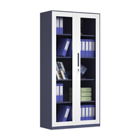 Armoire de classement réglable en acier pour bureau à domicile et chambre à coucher, rangement verrouillable avec 2 tiroirs