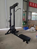 Máquina Comercial 3 en 1 de Polea Alta y Remo Sentado de Acero para Entrenamientos Versátiles