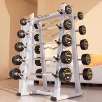 WENDY - Soporte de Metal para Barra de Pesas, para Gimnasio Comercial o Casa, Almacenamiento de Equipos de Fitness, Banco Personalizable, Color a Elección, Planificación de Espacio 3D Gratuita