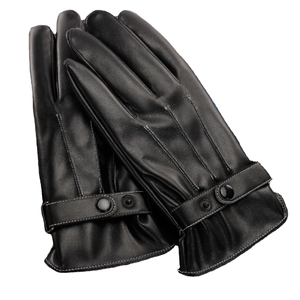 <b>Gloves</b> Manufacturer Wholesale High Quality PU Leather <b>Gloves</b> for <b>Men</b> and Women <b>Touch</b> <b>Screen</b> Compatible Fashion Style - Product Image 1