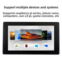 Pantalla Táctil Capacitiva LCD IPS Waveshare de 7 Pulgadas, 1024x600, Pantalla Táctil de 5 Puntos para Raspberry Pi 5