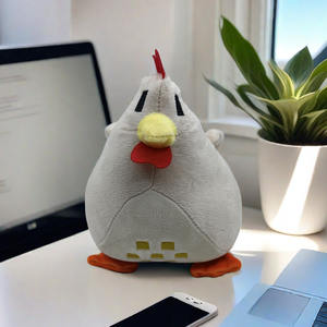 <span class=keywords><strong>Stardew</strong></span> <span class=keywords><strong>Valley</strong></span> pollo gallina juguete de peluche súper suave felpa transfronteriza regalo de Acción de Gracias PP algodón relleno edredón forro de malla - Product Image 6