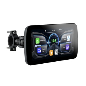 Keykeer M5a + DVR Mới 6.25Inch Phát Hành Nhanh Chóng Xe Máy Dash Cam Phía Trước Và Phía Sau Kép Ghi Âm Không Dây Carplay/Android Tự Động - Product Image 1