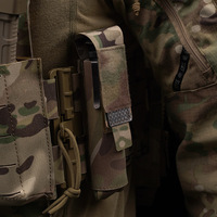 JinTeng Sports de plein air Camping randonnée MOLLE système articles divers stockage sac Vertical chevalier tactique Camouflage outil pochette sac