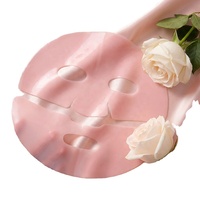 Masque Hydrogel PDRN ADN de Saumon Rose Transparent à Haute Absorption Marque Blanche Emballage Sachet Yin-Yang Soins de la Peau Coréens Vente en Gros