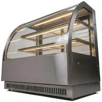 Mostrador Refrigerado Ventilado para Pastelería, Vitrina Exhibidora de Bebidas, Refrigerador Bajo Mostrador para Botellas