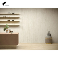 Comptoir de salle de bain en travertin Tostone Premium résistant à la chaleur avec vasque intégrée pour salle de bain, salon, villa, design intérieur