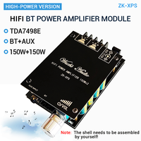 ZK-XPS 150W * 2 HIFI BT5.0 carte amplificateur de puissance Audio numérique 2.0 canaux ampli stéréo sans fil musique Audio