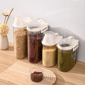 रसोई खाद्य भंडारण बॉक्स के साथ पोर्टेबल होम आयताकार प्लास्टिक भंडारण बॉक्स रसोई खाद्य भंडारण बॉक्स - Product Image 2