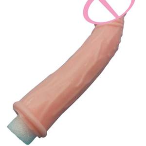 Manchon d'allongement du pénis en silicone magique lavable <span class=keywords><strong>pas</strong></span> <span class=keywords><strong>cher</strong></span>, invisible, réutilisable, préservatif rigide pour hommes - Product Image 2