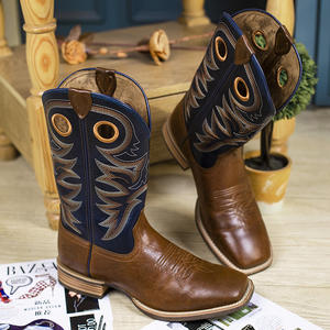 <span class=keywords><strong>Botas</strong></span> Vaqueras Goodyear de Alta Calidad Más Vendidas de Fábrica, Bota de Cuero Vaquera Personalizada, <span class=keywords><strong>Botas</strong></span> Elegantes para <span class=keywords><strong>Hombre</strong></span> con Diseño de México - Product Image 1