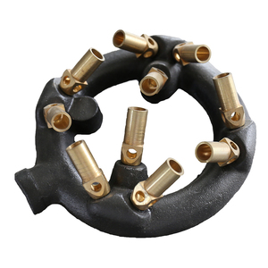 Thương Mại Gang Bếp Hồng Ngoại 10 Brass Nozzle Jet Gas Burner Nấu Ăn - Product Image 1