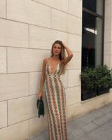 Hot <strong>Selling</strong> Foreign Trade <strong>European</strong> and American Women's Summer New Style Crochet Flower Shaped Vacation Style Knitted <strong>Dress</strong>