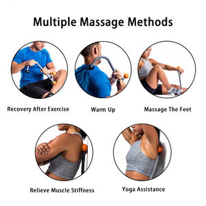 Alat Pijat Portabel Bentuk S untuk Meredakan Nyeri Otot Tongkat Pengait Titik Pijat untuk Punggung dan Leher - Product Image 5