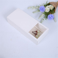 High Quality Contracted Design Folding Drawer Boxes Kraft Paper Gift Paper Box