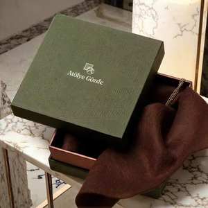 Tùy chỉnh màu xanh lá cây Logo Hộp quà tặng thanh lịch cao cấp bao bì giấy cho các sản phẩm tăng cường giá trị hiệu quả - Product Image 3