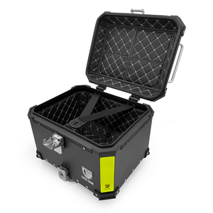 Boîte de queue de livraison de cycle de moteur <span class=keywords><strong>coffre</strong></span> de moto <span class=keywords><strong>motorisé</strong></span> boîte à bagages Alluminuim 45 - Product Image 4