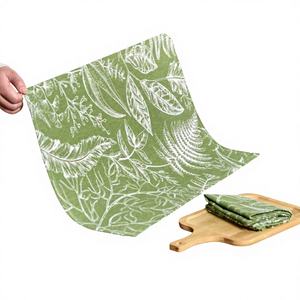 Paño de Cocina Cuadrado con Estampado Floral Personalizado AF, 100% Algodón, Ecológico, de Secado Rápido, con Logotipo Impreso - Product Image 3