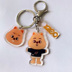 Llavero de Acrílico de Doble Cara con Diseño de Dibujos Animados, Accesorios DIY, KPOP Stray Kids SK ZOO Idol, Periférico de Anime para Fanáticos - Product Image 4