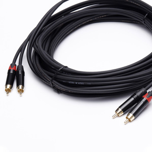Cable de audio Rca de 1,5 m macho a macho con blindaje trenzado de cobre sin oxígeno para reproductor de DVD - Product Image 2