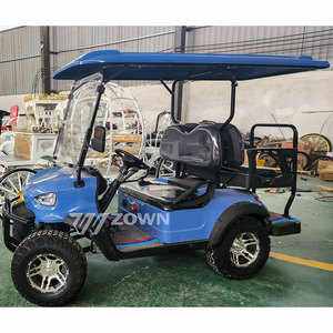 Carrito de Golf Eléctrico Personalizable ZOWN de 4 Plazas con Diseño Moderno, Tablero Digital y 2 Años de Garantía para Atracciones Turísticas - Product Image 2