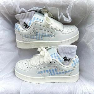 Nouvelles Chaussures Décontractées Printemps-Automne 2026 pour Femme, à Semelle Épaisse, Polyvalentes, Tendance Ins, Respirantes, Blanches - Product Image 5