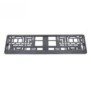 Cadre de plaque d'immatriculation de voiture européenne personnalisé, prix d'usine, cadre de plaque d'immatriculation en plastique ABS avec accessoires - Product Image 5