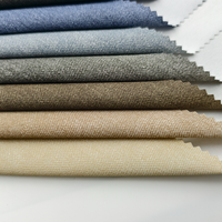 Tissu en cuir PU en gros avec support tricoté, anti-moisissure et résistant à l'abrasion pour vestes matelassées