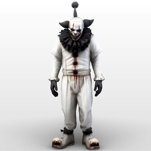 Nouvelle décoration d'événement en plein air d'Halloween avec des personnages de <span class=keywords><strong>film</strong></span> clowns effrayants gonflables d'horreur à capuche personnalisés - Product Image 1