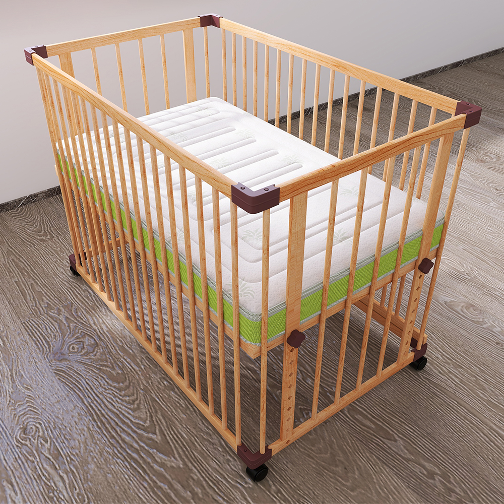 Natuurlijke Gezonde Biologische Huidvriendelijke Zijde Memory Foam Kokosnoot Baby Matras Gebruik Voor Pasgeboren Baby Bed Baby Wieg