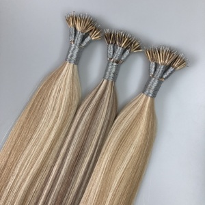 Extensioni per capelli umani con punta Nano 2026, <span class=keywords><strong>100</strong></span>% Remy, <span class=keywords><strong>naturali</strong></span>, <span class=keywords><strong>100</strong></span> ciocche - Product Image 2