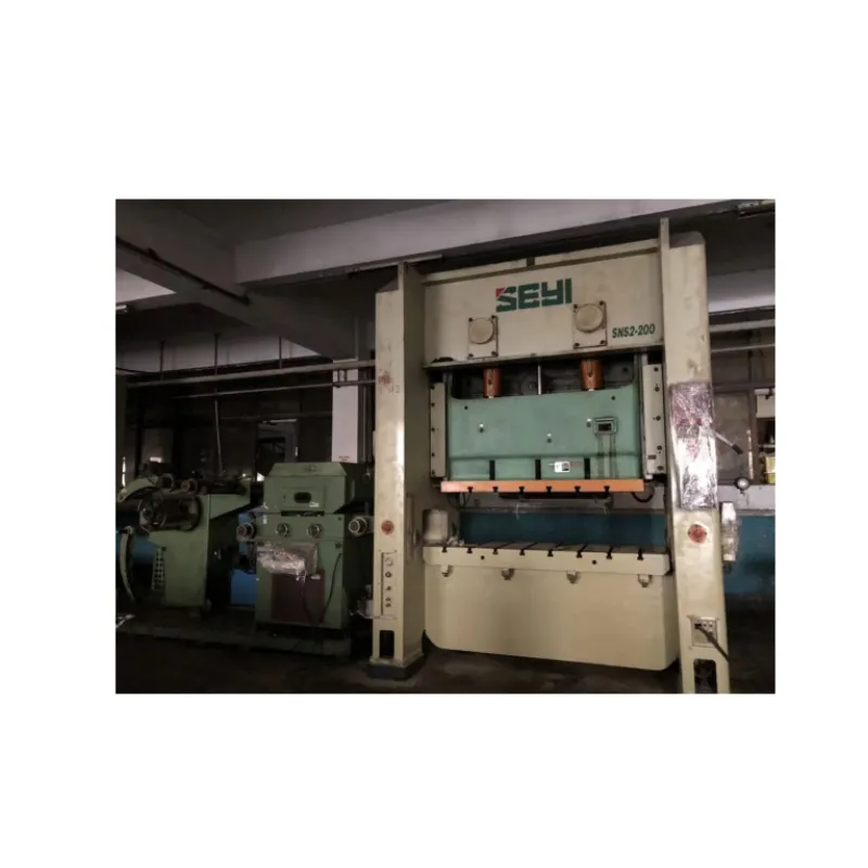 Machine pneumatique de poinçonnage de presse à manivelle simple SEYI SNS2-200 petite machine de presse pneumatique de haute précision