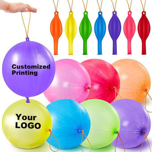 Ballons à poinçonner en latex de 18 pouces <span class=keywords><strong>pour</strong></span> cadeaux de fête, vente en gros, logo personnalisé, impression de logo personnalisée - Product Image 4