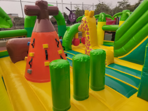 Thương mại rừng động vật chủ đề Inflatable Bounce House công viên giải trí trượt lâu đài - Product Image 5