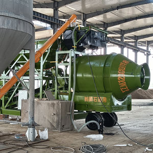 Centrale à béton mobile à bas prix avec malaxeur à tambour, centrale de mélange portable - Product Image 3