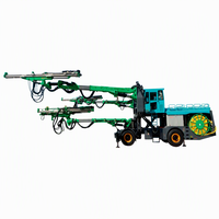 Foreuse tunnel automatique à trois flèches GENGLI G3ZH, profondeur de forage 4610 mm, avec roulement de moteur pour applications minières et de construction