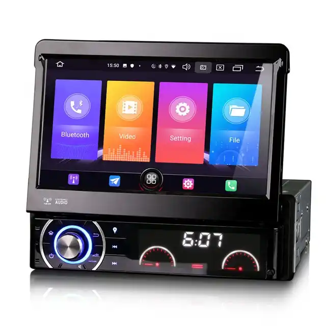 Compre Radio Estéreo Del Coche Bluetooth Android 10,1 pantalla Táctil  Doble Din Gps Navi Jugador y Radio De Coche de China