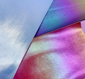 Rouleaux de similicuir holographique PU irisé, tissu laser pour sacs, portefeuilles, couvre-chefs - Product Image 6