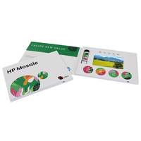Carte d'invitation vidéo avec écran Lcd TFT, 1 pièce, Module de broche vidéo professionnelle, carte de vœux numérique