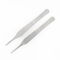 Pince à cartilage vétérinaire KEWO à double rangée de dents fines, à larges dents, 12,5 cm, en acier inoxydable, instruments chirurgicaux ISO