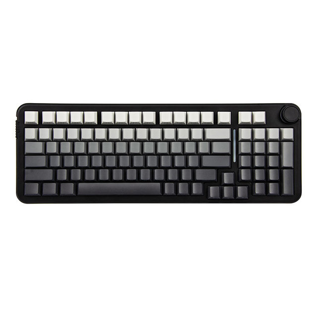 Factory 98 Keys OEM RGB Mechanical Keyboard Custom Type-C Tri-mode Hotswap White Switch Anti-ghost Mechanical Gaming Keyboard