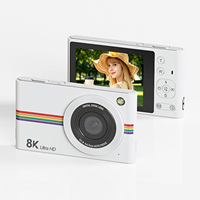 Appareil photo numérique ultra-léger 84g 96MP Vidéo 8K Zoom 16x WiFi Autofocus rapide Compact Point and Shoot Appareil photo portable de voyage