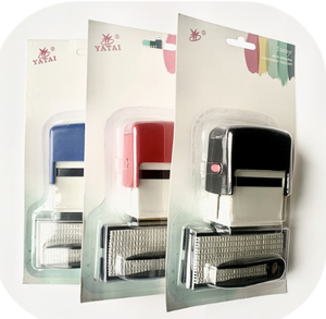 Fecha letra texto sello <span class=keywords><strong>de</strong></span> <span class=keywords><strong>goma</strong></span> DIY sello autoentintable - Product Image 1